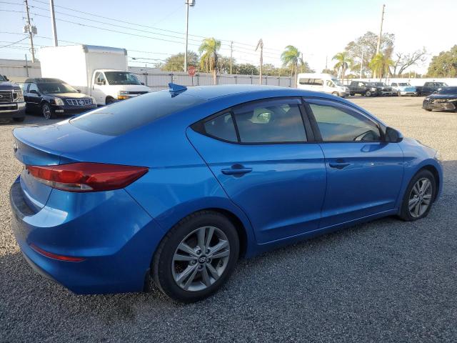 5NPD84LFXHH096302 - 2017 HYUNDAI ELANTRA SE BLUE photo 3