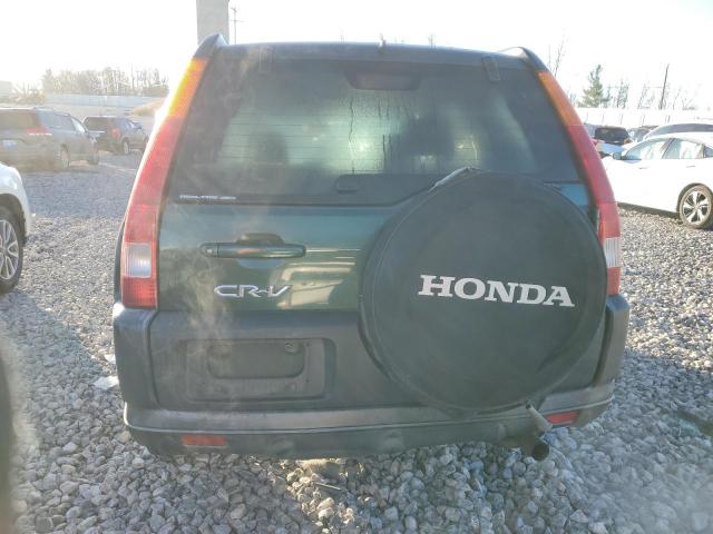 JHLRD78822C063037 - 2002 HONDA CR-V EX GREEN photo 6