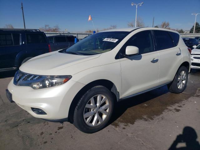 JN8AZ1MU9BW060943 - 2011 NISSAN MURANO S WHITE photo 1