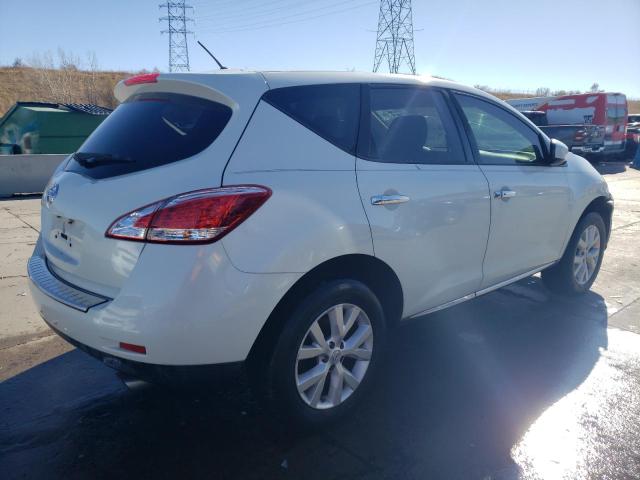 JN8AZ1MU9BW060943 - 2011 NISSAN MURANO S WHITE photo 3