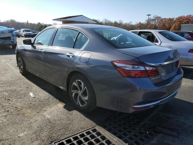 1HGCR2F30GA195037 - 2016 HONDA ACCORD LX GRAY photo 2