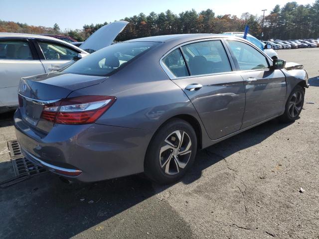 1HGCR2F30GA195037 - 2016 HONDA ACCORD LX GRAY photo 3