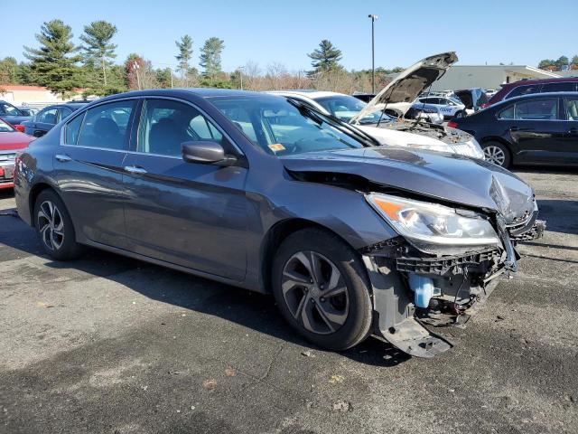 1HGCR2F30GA195037 - 2016 HONDA ACCORD LX GRAY photo 4