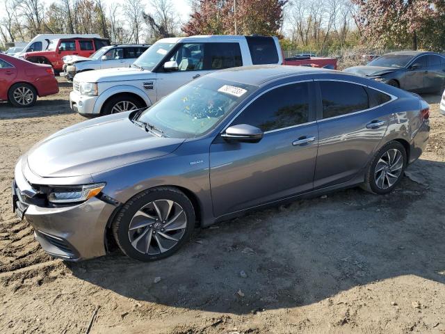 19XZE4F96KE001525 - 2019 HONDA INSIGHT TOURING GRAY photo 1