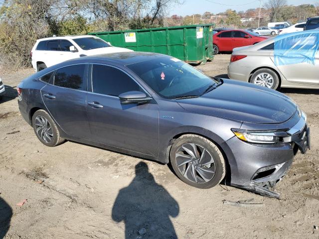 19XZE4F96KE001525 - 2019 HONDA INSIGHT TOURING GRAY photo 4