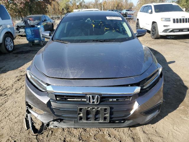 19XZE4F96KE001525 - 2019 HONDA INSIGHT TOURING GRAY photo 5