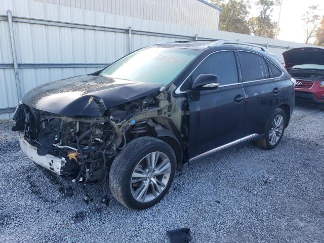 2T2ZB1BA8FC001355 - 2015 LEXUS RX 450H BLACK photo 1