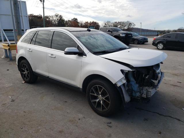 2FMDK4KC7EBB52224 - 2014 FORD EDGE LIMITED WHITE photo 4