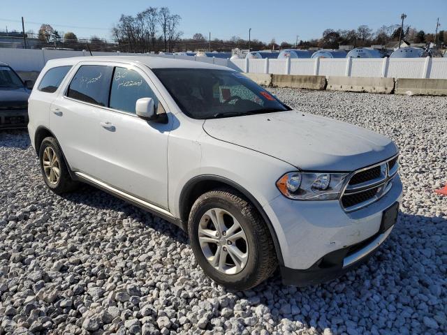 1C4RDJAG5DC696257 - 2013 DODGE DURANGO SXT WHITE photo 4