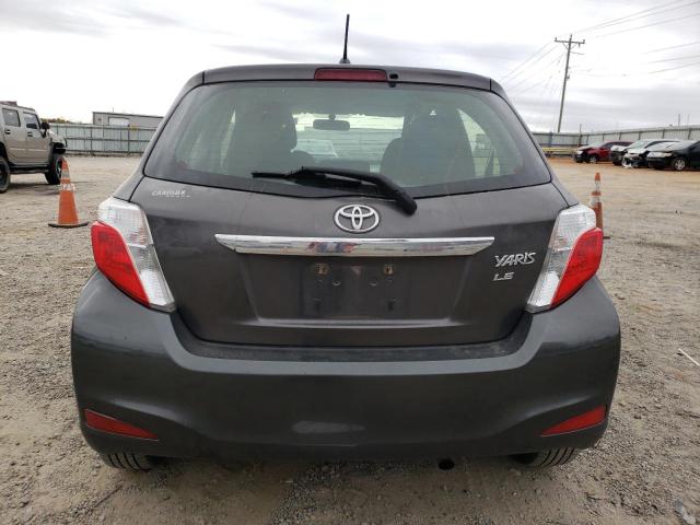 JTDKTUD3XCD526645 - 2012 TOYOTA YARIS GRAY photo 6