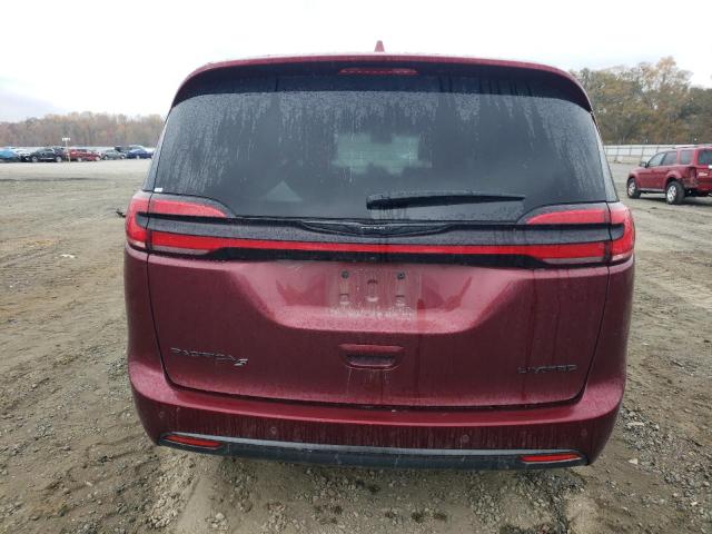 2C4RC1GG9NR166683 - 2022 CHRYSLER PACIFICA LIMITED MAROON photo 6