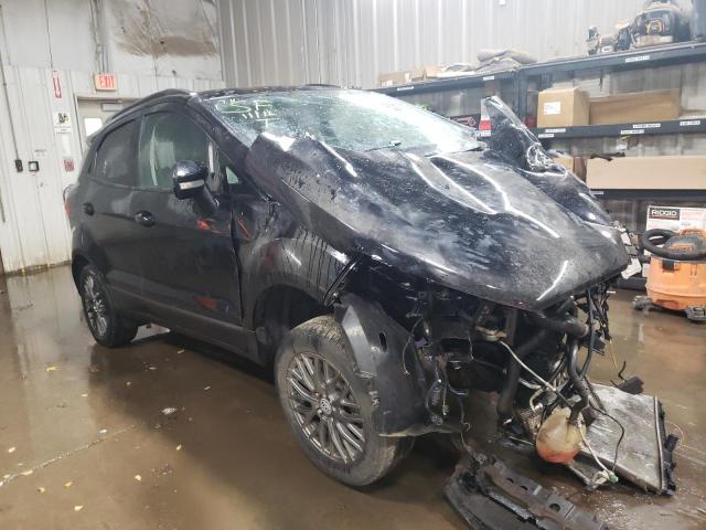 MAJ3P1TE9JC176752 - 2018 FORD ECOSPORT SE BLACK photo 4