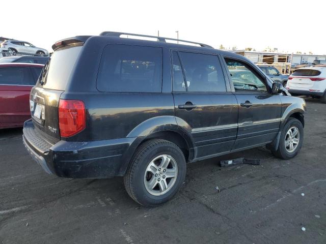 2HKYF18553H617666 - 2003 HONDA PILOT EXL BLACK photo 3