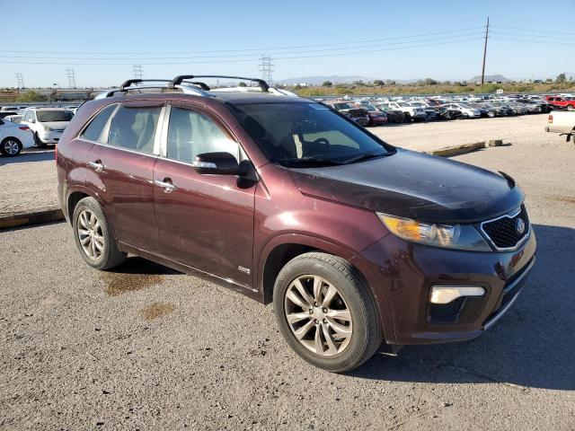 5XYKWDA20BG173755 - 2011 KIA SORENTO SX MAROON photo 4