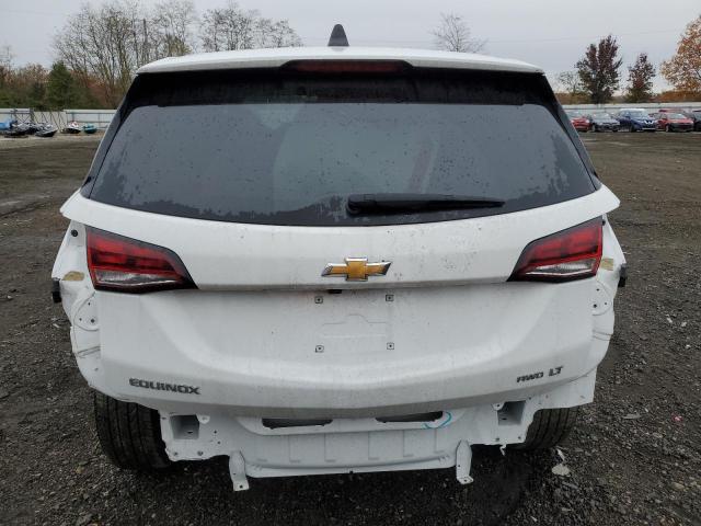 3GNAXUEV0NS223500 - 2022 CHEVROLET EQUINOX LT WHITE photo 6