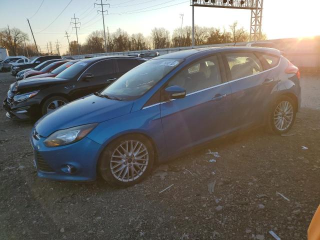 1FADP3N20EL253078 - 2014 FORD FOCUS TITANIUM BLUE photo 1