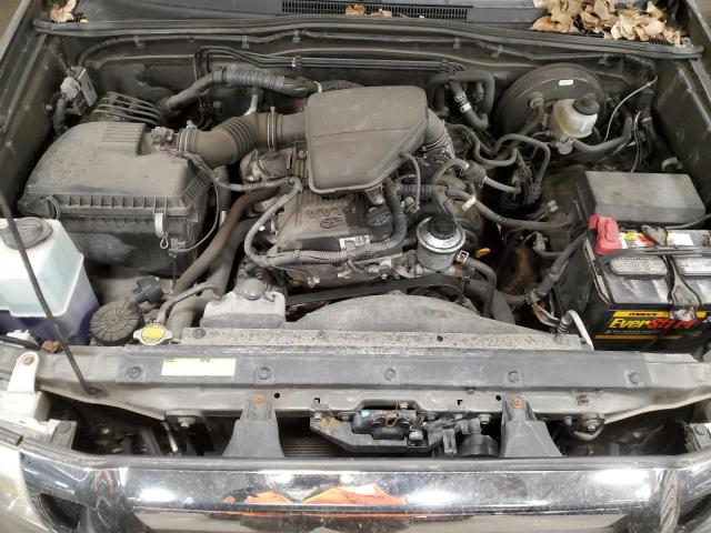 5TEUX4EN6AZ727587 - 2010 TOYOTA TACOMA ACCESS CAB ნაცრისფერი ფოტო 11