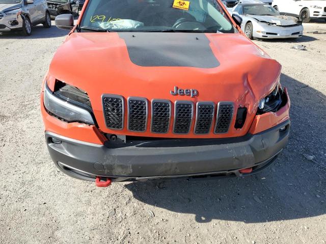 1C4PJMBX2MD129109 - 2021 JEEP CHEROKEE TRAILHAWK ORANGE photo 11