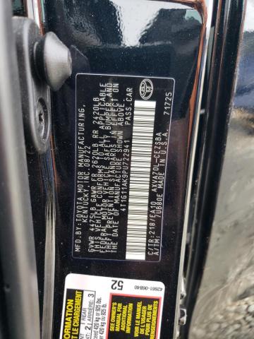 4T1G11AK9PU722941 - 2023 TOYOTA CAMRY SE NIGHT SHADE BLACK photo 12