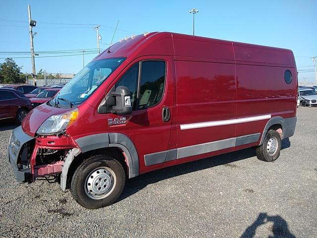 3C6TRVDG6HE500892 - 2017 RAM PROMASTER 2500 HIGH ბურგუნდია ფოტო 1