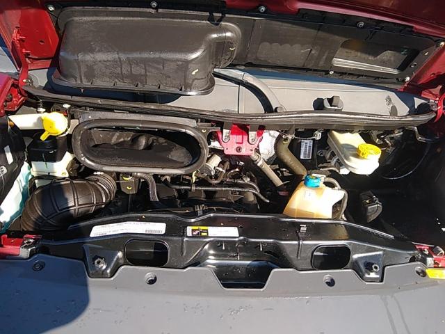 3C6TRVDG6HE500892 - 2017 RAM PROMASTER 2500 HIGH ბურგუნდია ფოტო 12