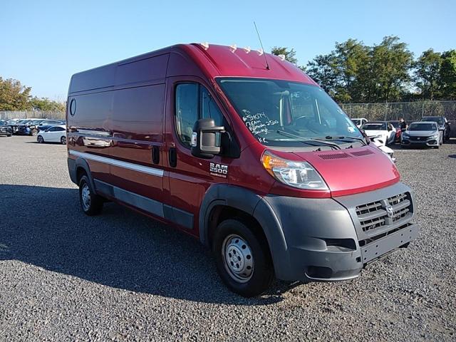 3C6TRVDG6HE500892 - 2017 RAM PROMASTER 2500 HIGH ბურგუნდია ფოტო 2