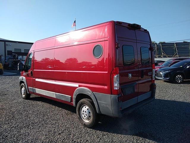 3C6TRVDG6HE500892 - 2017 RAM PROMASTER 2500 HIGH ბურგუნდია ფოტო 4