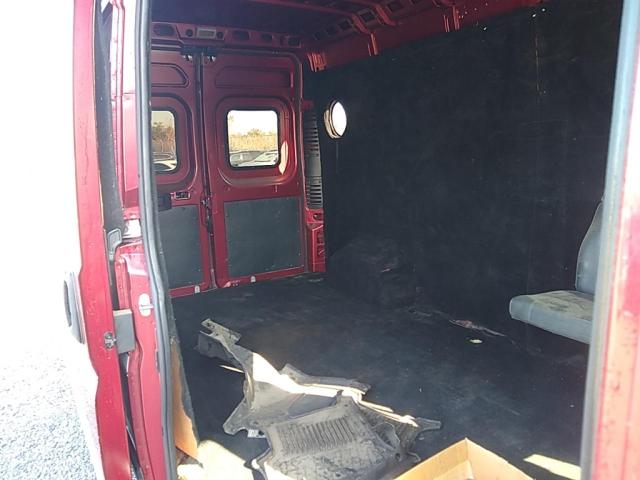3C6TRVDG6HE500892 - 2017 RAM PROMASTER 2500 HIGH ბურგუნდია ფოტო 9