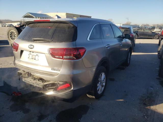 5XYPGDA32KG534897 - 2019 KIA SORENTO L GRAY photo 3