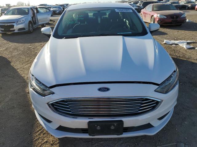 3FA6P0LU9JR209152 - 2018 FORD FUSION SE HYBRID WHITE photo 5