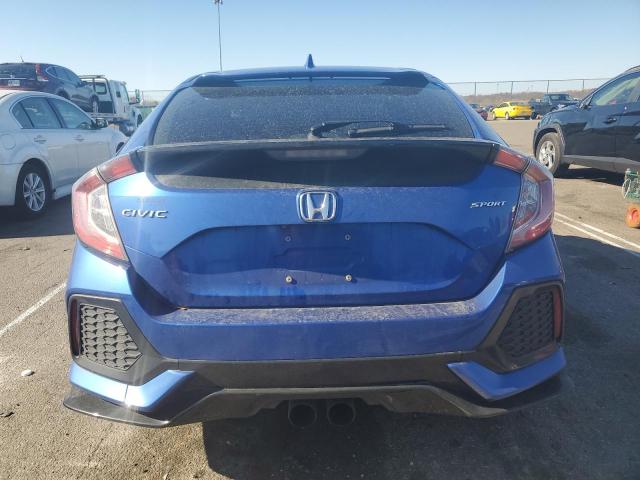 SHHFK7G45JU233167 - 2018 HONDA CIVIC SPORT BLUE photo 6