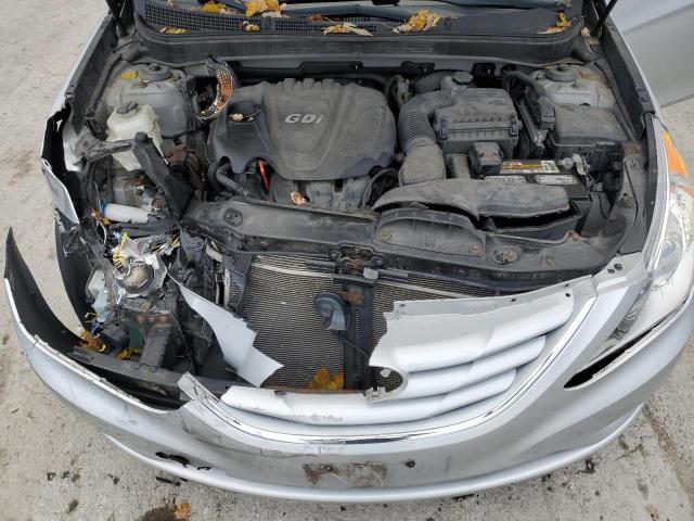 5NPEB4AC7DH687339 - 2013 HYUNDAI SONATA GLS SILVER photo 11