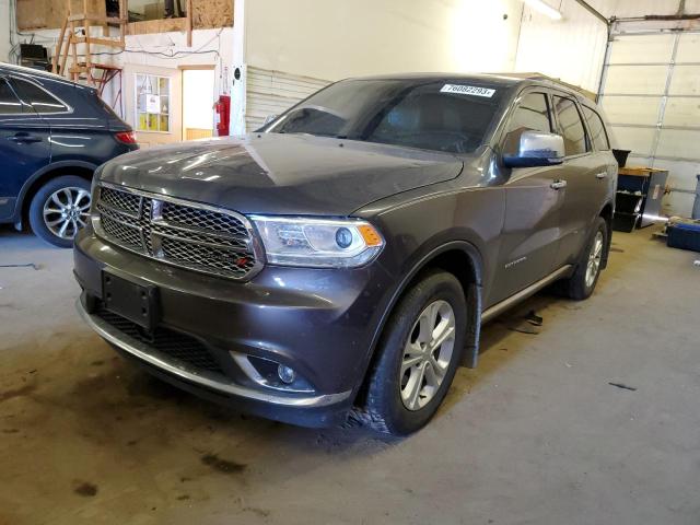 1C4RDJEG1EC455744 - 2014 DODGE DURANGO CITADEL CHARCOAL photo 1