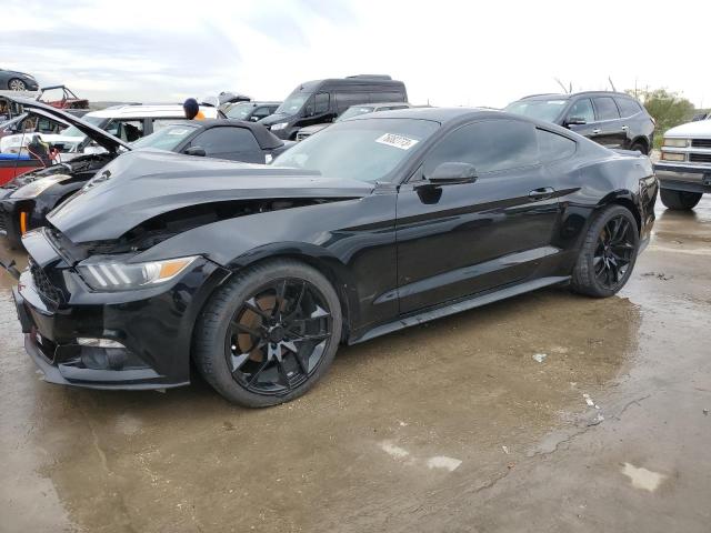 1FA6P8TH4G5309334 - 2016 FORD MUSTANG BLACK photo 1