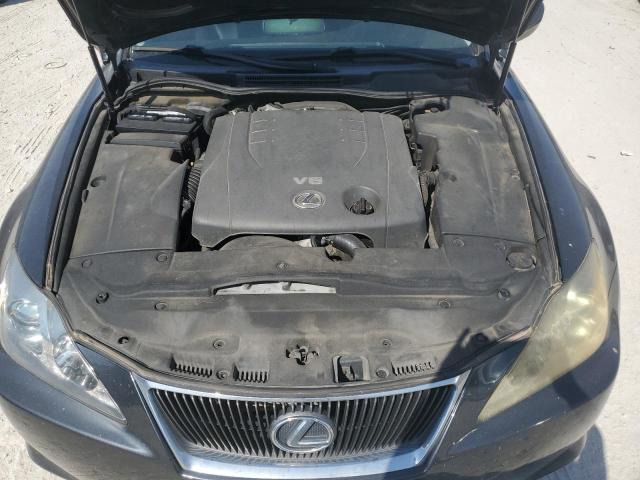 JTHBK262075049167 - 2007 LEXUS IS 250 CHARCOAL photo 11