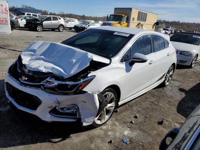 3G1BF6SM8HS591475 - 2017 CHEVROLET CRUZE PREMIER WHITE photo 1