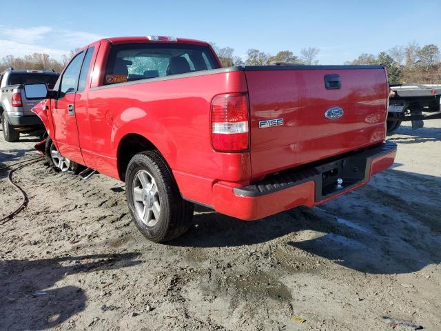 1FTRF12W78KD37407 - 2008 FORD F150 RED photo 2