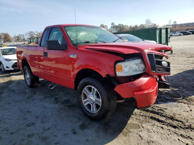 1FTRF12W78KD37407 - 2008 FORD F150 RED photo 4