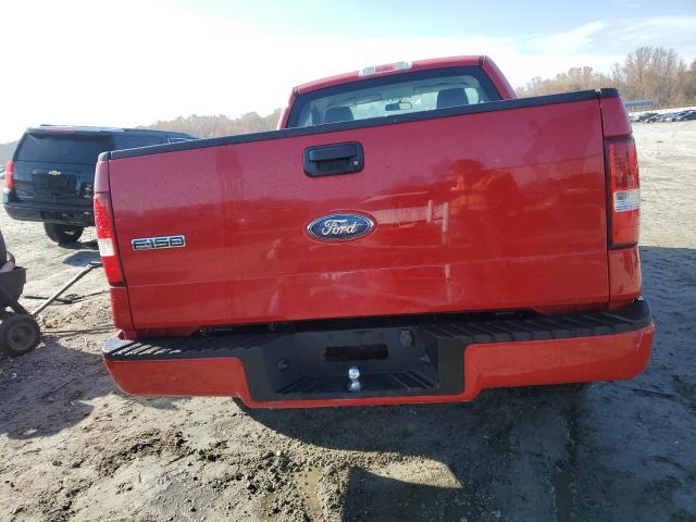 1FTRF12W78KD37407 - 2008 FORD F150 RED photo 6