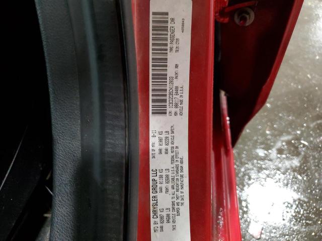 1C3CDZCB5CN112033 - 2012 DODGE AVENGER SXT RED photo 12