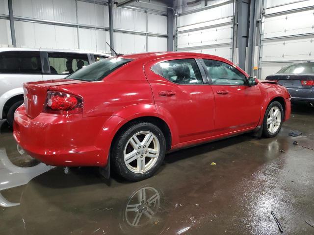 1C3CDZCB5CN112033 - 2012 DODGE AVENGER SXT RED photo 3