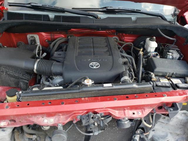 5TFDW5F19JX773488 - 2018 TOYOTA TUNDRA CREWMAX SR5 RED photo 11