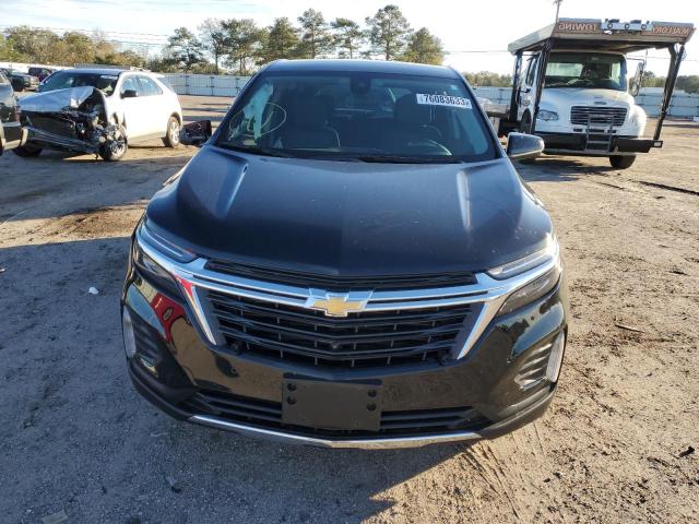 3GNAXKEVXNL277725 - 2022 CHEVROLET EQUINOX LT BLACK photo 5