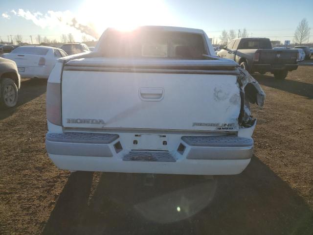 2HJYK16588H000983 - 2008 HONDA RIDGELINE RTL WHITE photo 6