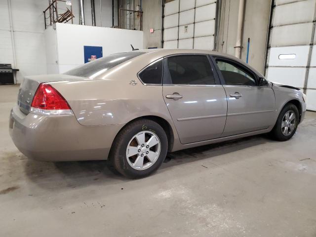 2G1WT58K579261038 - 2007 CHEVROLET IMPALA LT TAN photo 3