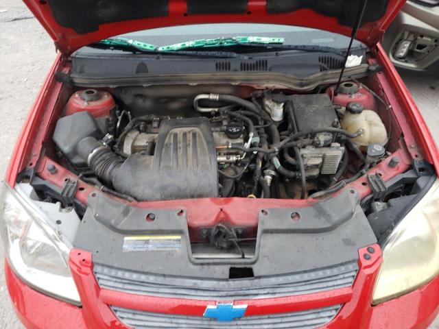 1G1AD1F59A7183787 - 2010 CHEVROLET COBALT 1LT RED photo 11