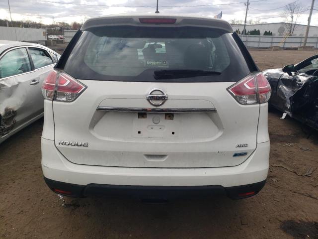 5N1AT2MV7EC857768 - 2014 NISSAN ROGUE S WHITE photo 6