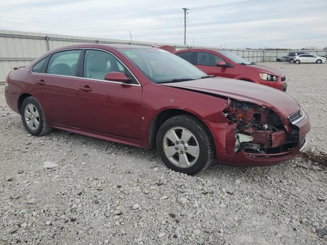 2G1WT57K791222258 - 2009 CHEVROLET IMPALA 1LT MAROON photo 4