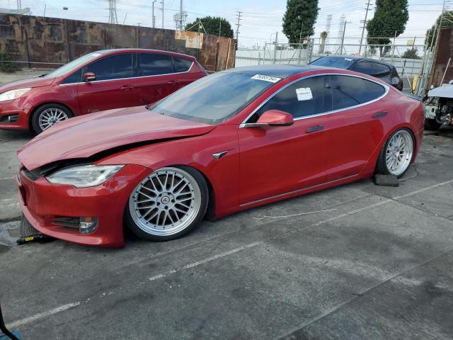 5YJSA1E26MF427230 - 2021 TESLA MODEL S Qırmızı foto 1