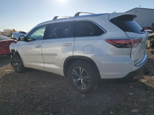 5TDJKRFH6GS340731 - 2016 TOYOTA HIGHLANDER XLE WHITE photo 2